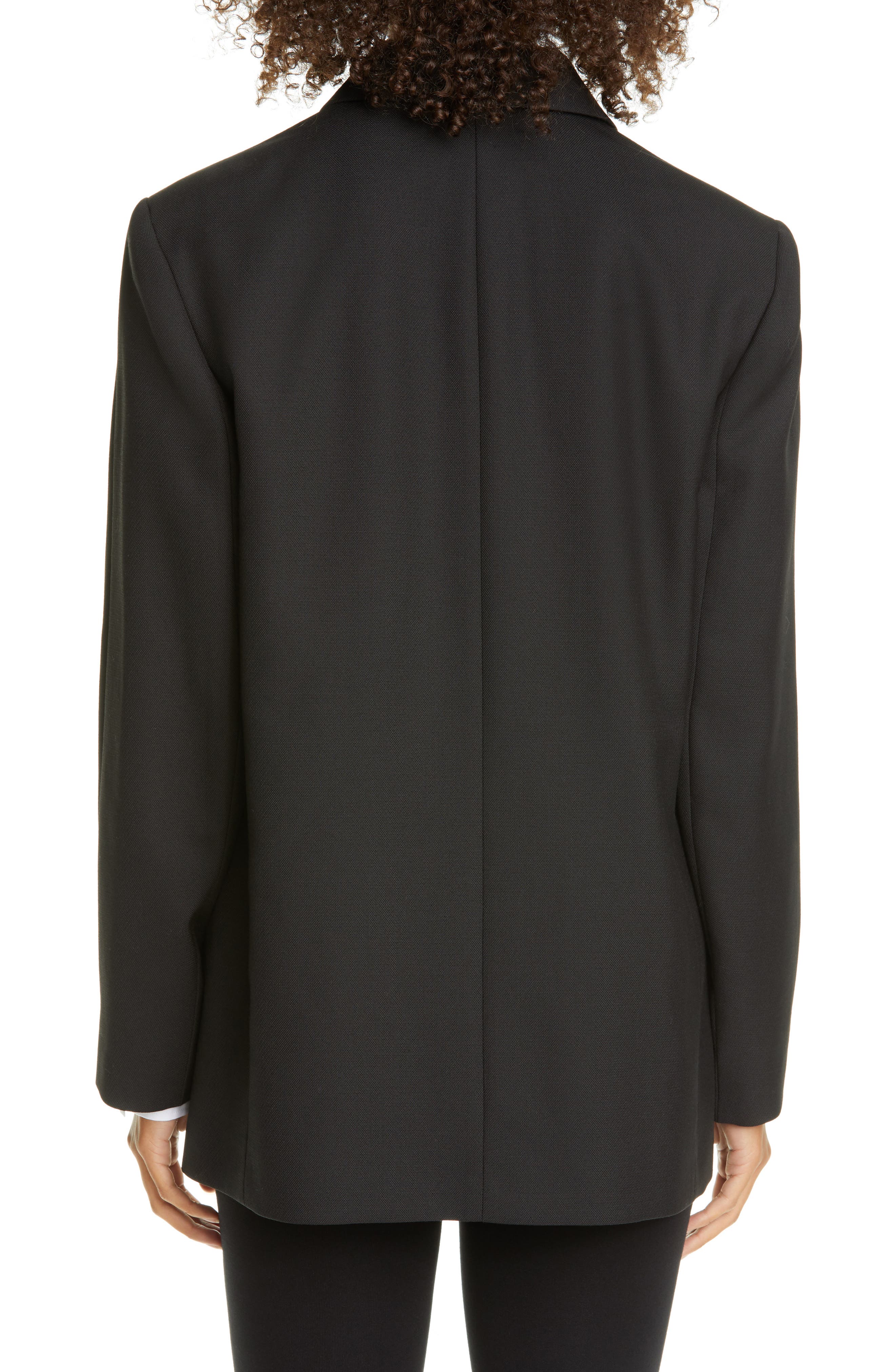 Loreo Oversize Double Breasted Wool Blazer - image 2
