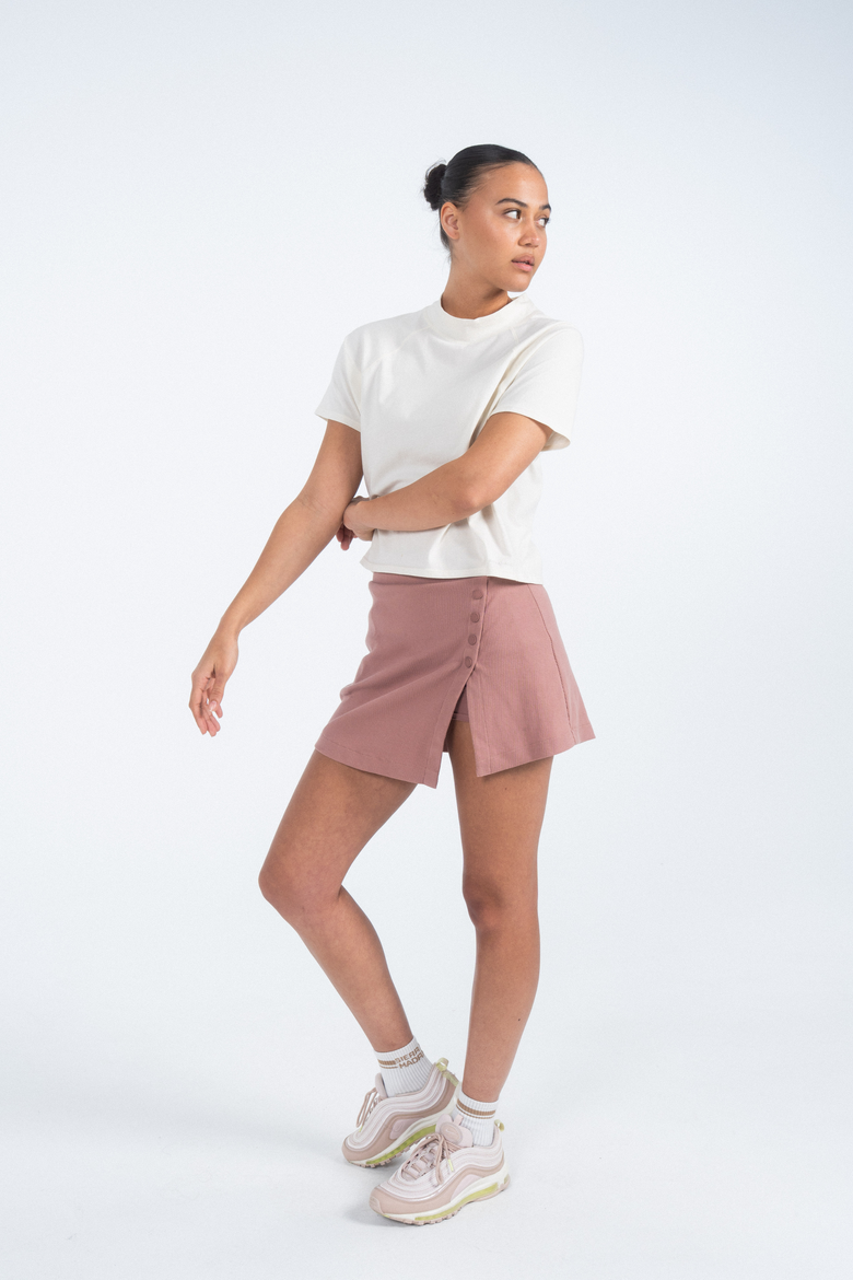 All Square Skort, Alternate, color, Desert Rose