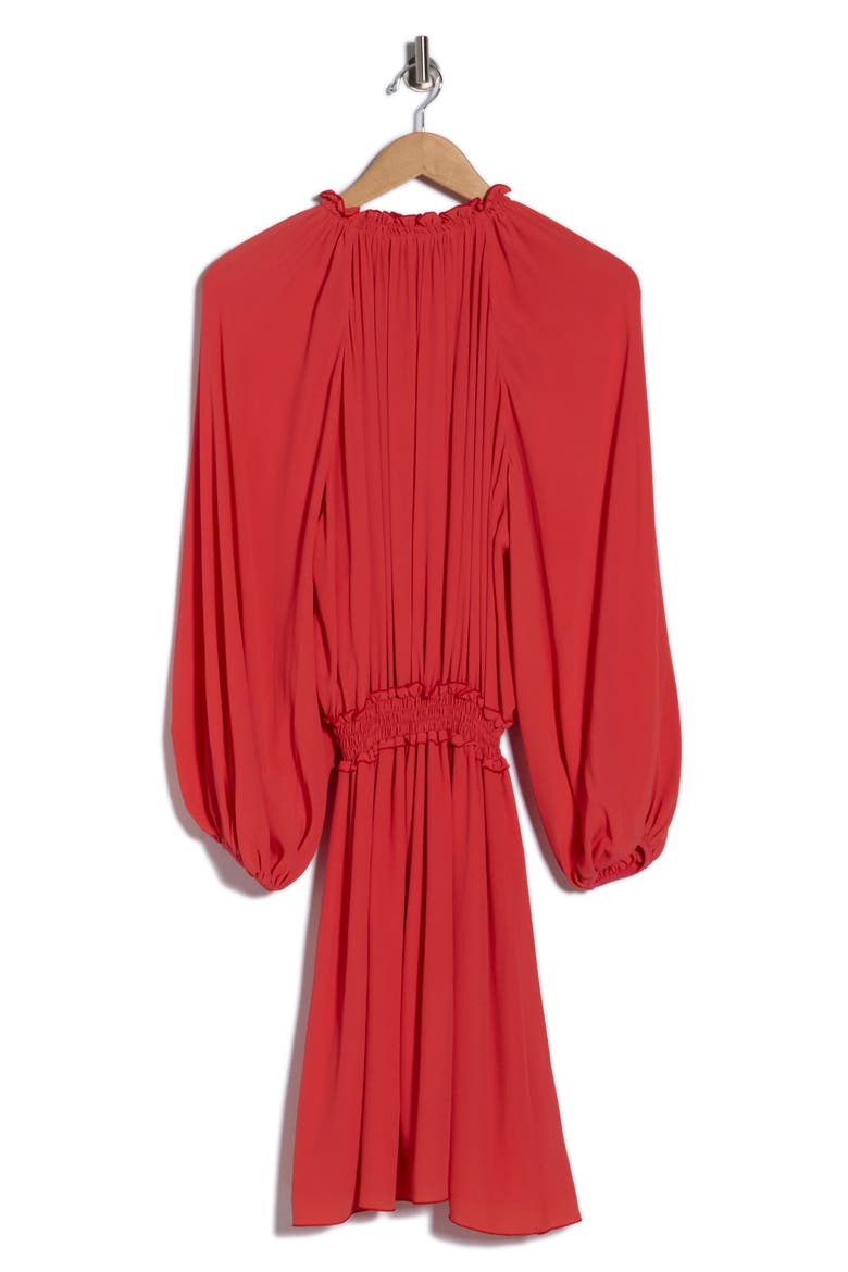 Split Neck Long Sleeve Dress, Alternate, color, GOJI