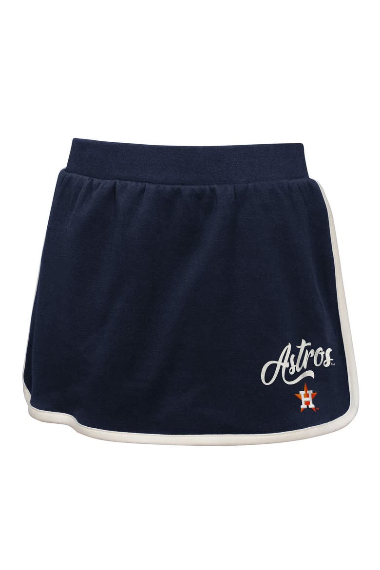 Girls Youth Navy Houston Astros Base Trainer Johnny Polo and Skort Set, Alternate, color, Navy