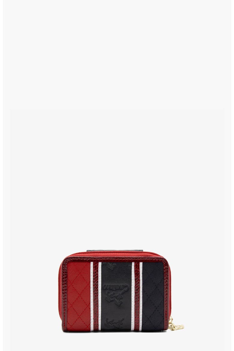 Prestige Wallet 218, Alternate, color, Navy / White / Red