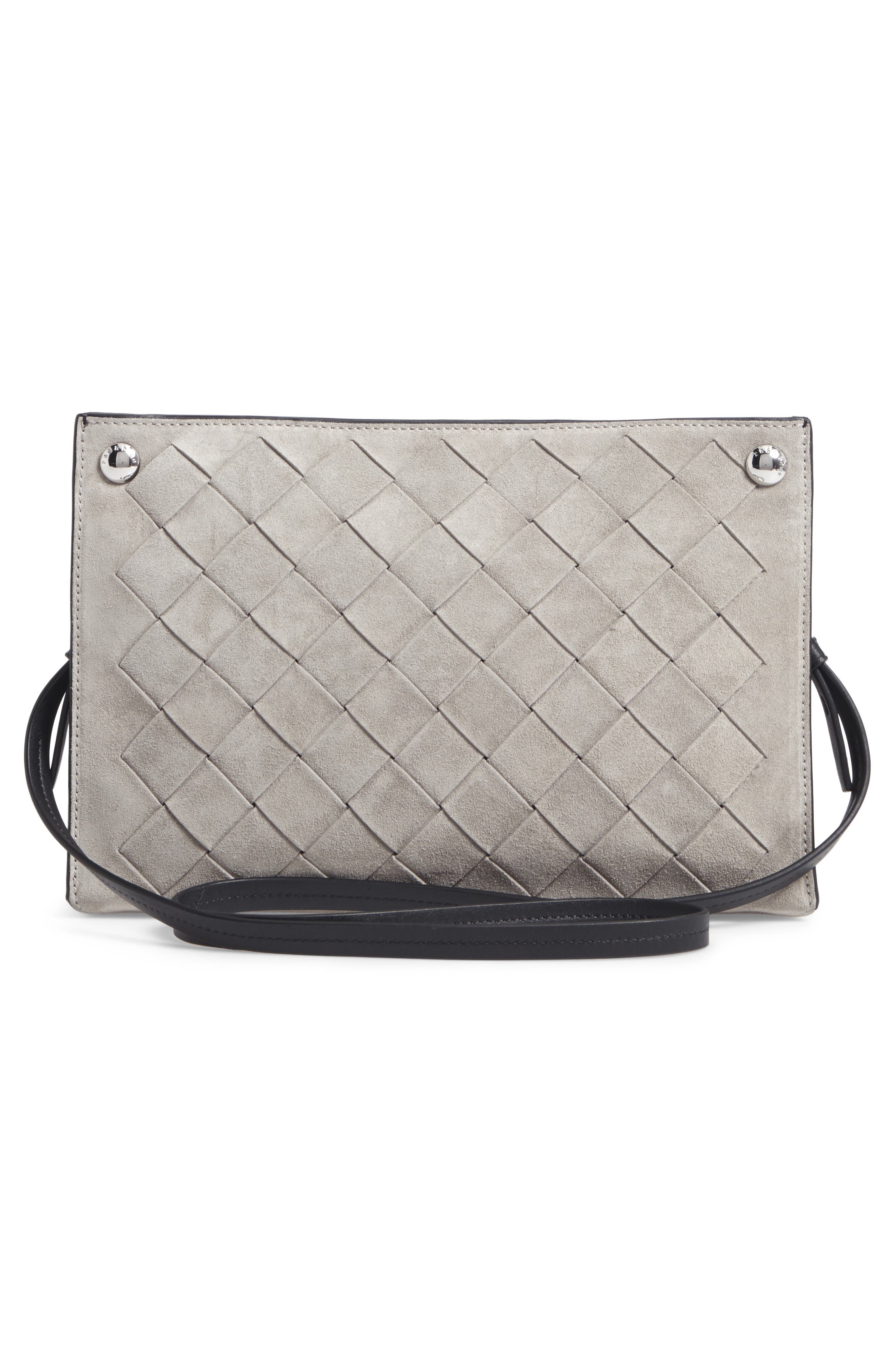 rag & bone Compass Suede Crossbody Bag, Alternate, color, 