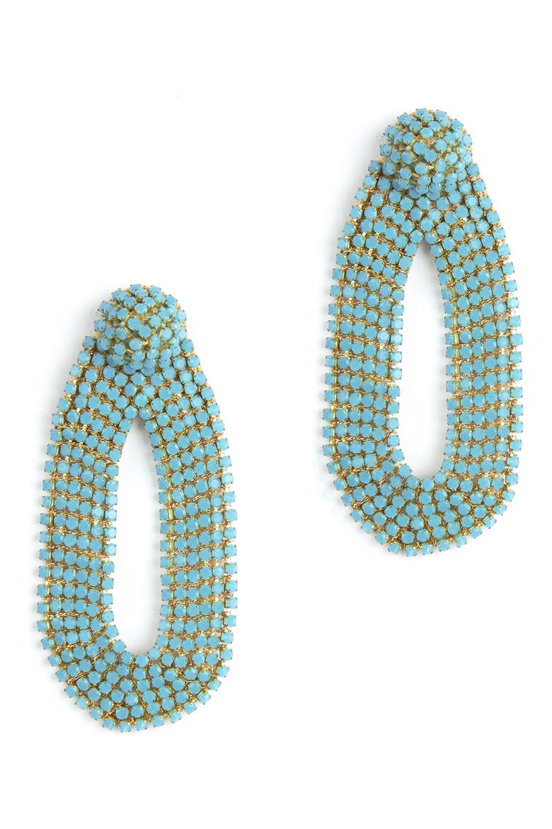 Bianca Earrings, Main, color, TURQUOISE