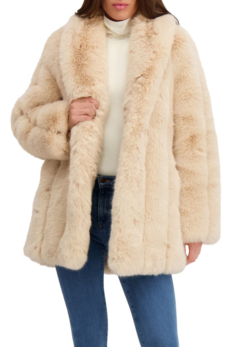 Fur-Free Fox (Faux Fur) Stroller, Alternate, color, BEIGE