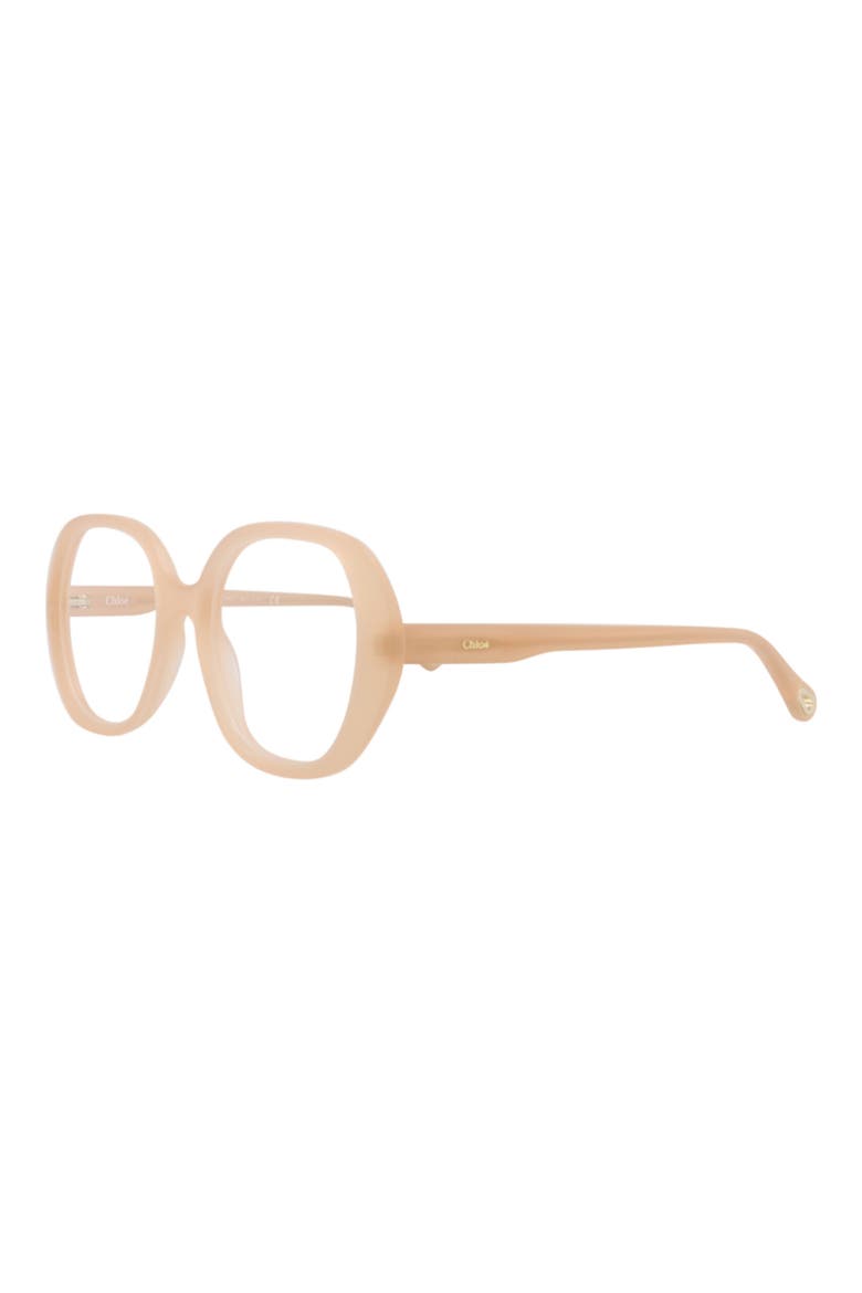 51mm Square Optical Glasses, Alternate, color, NUDE NUDE TRANSPARENT