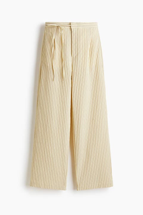 Tie-detail Trousers