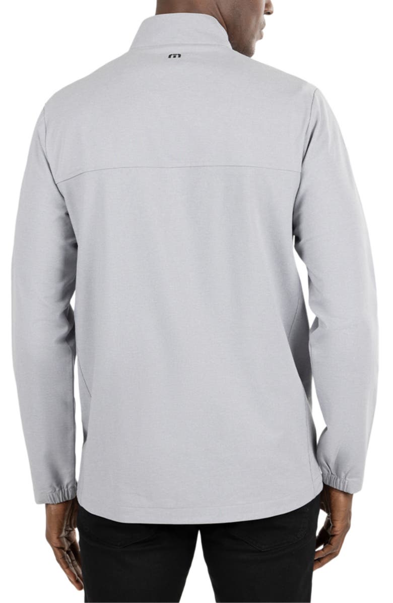 TravisMathew Executive Suite Jacket, Alternate, color, Heather Light Grey