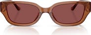 COACH 53mm Rectangular Sunglasses