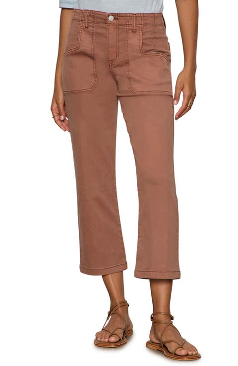 Retreat Mid Rise Crop Straight Leg Utility Pants (Regular & Petite)