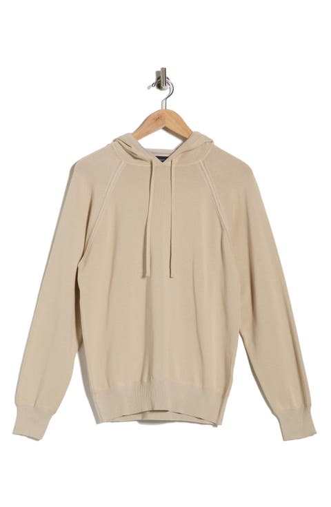 Raglan Sleeve Cotton Hoodie
