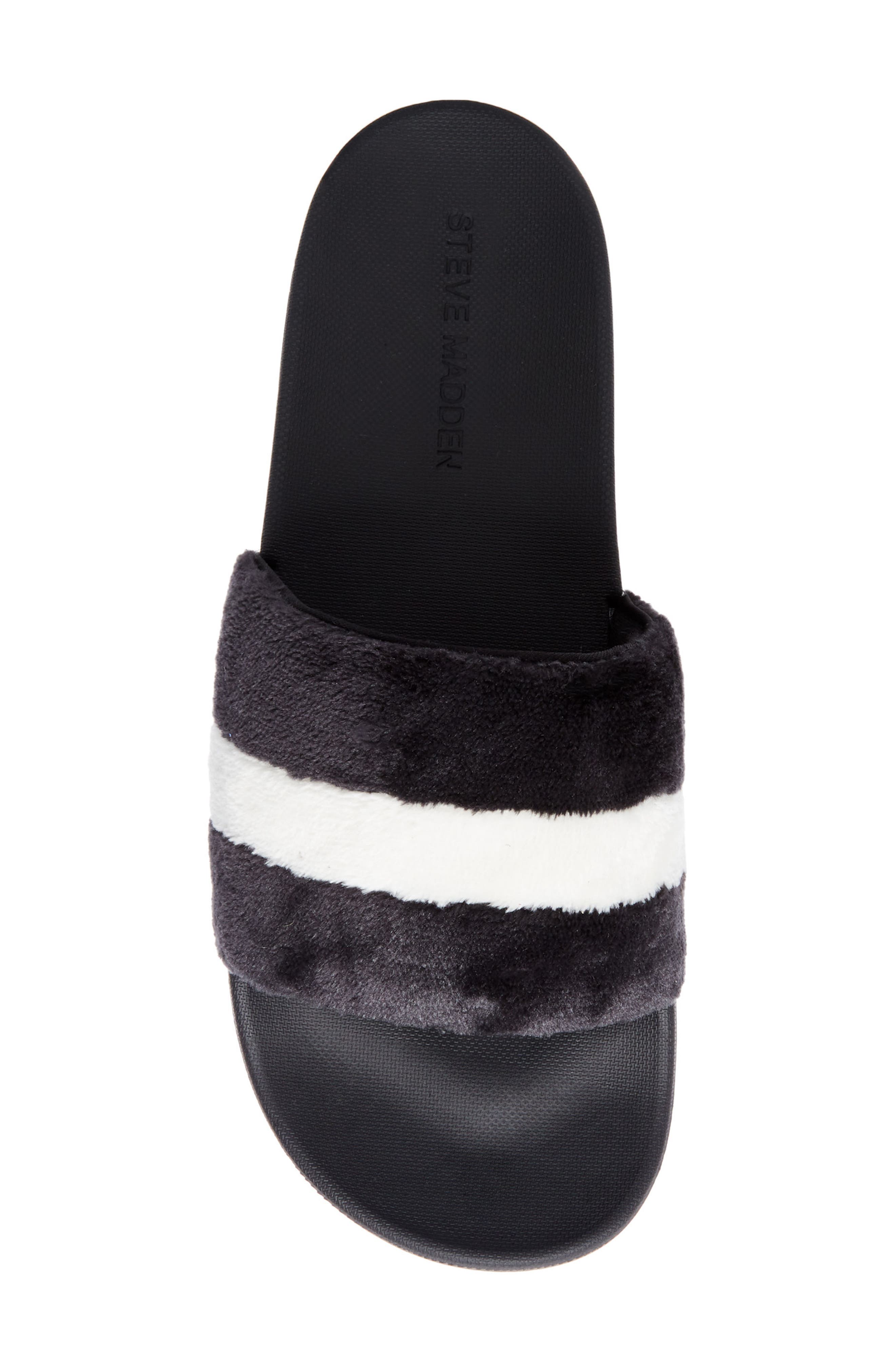 Steve Madden Resport Plush Slide Sandal, Alternate, color, 
