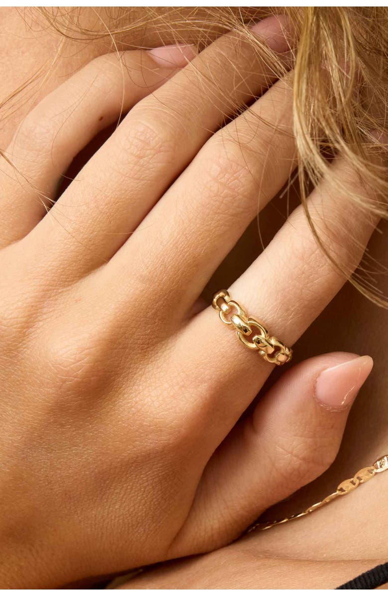 Oradina 14K Yellow Gold Penthouse Ring, Alternate, color, Yellow Gold