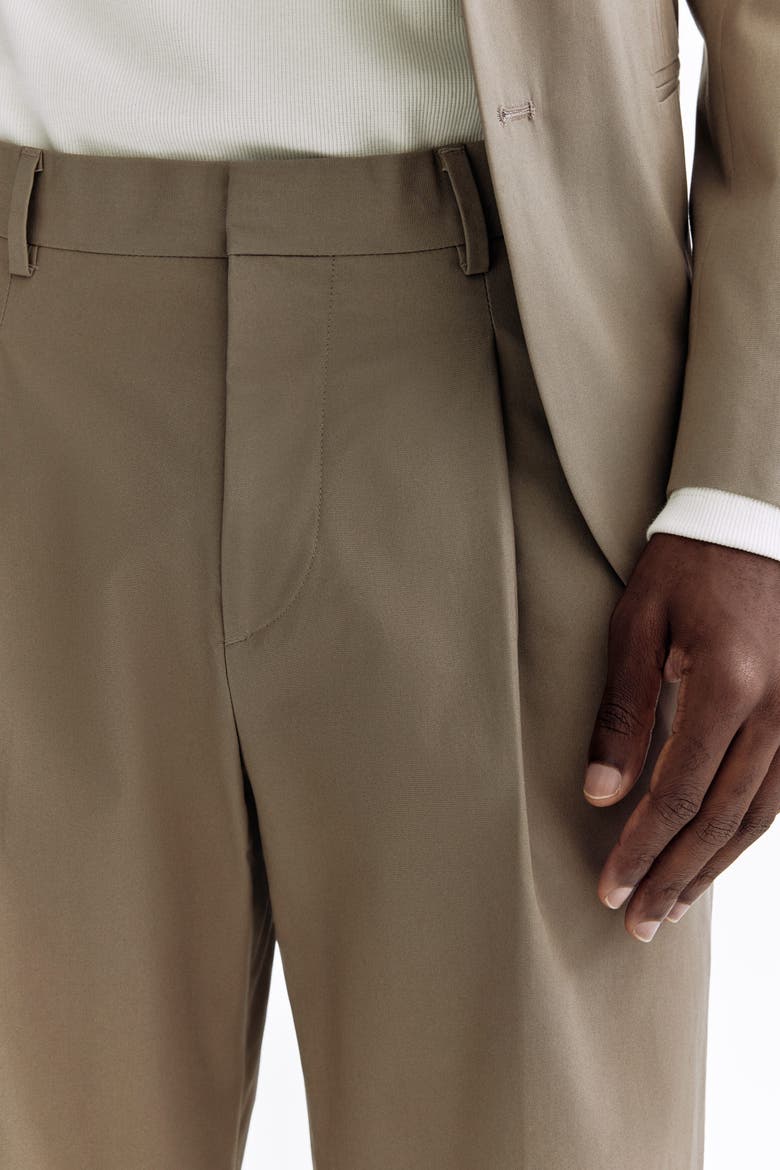 Regular Fit Suit Trousers, Alternate, color, Khaki green