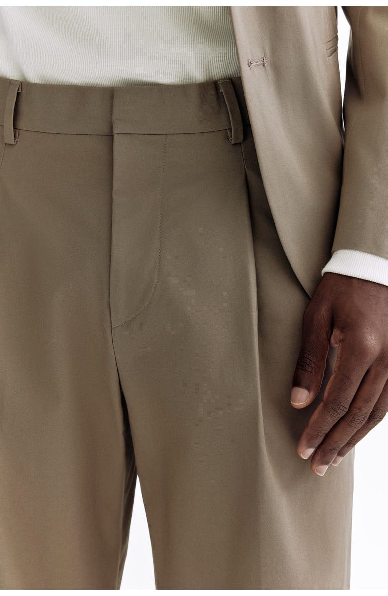 H&M Regular-fit suit pants, Alternate, color, Khaki Green