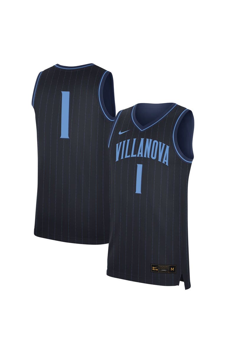 Nike Men's Nike #1 Navy Villanova Wildcats Replica Jersey, Main, color, Navy