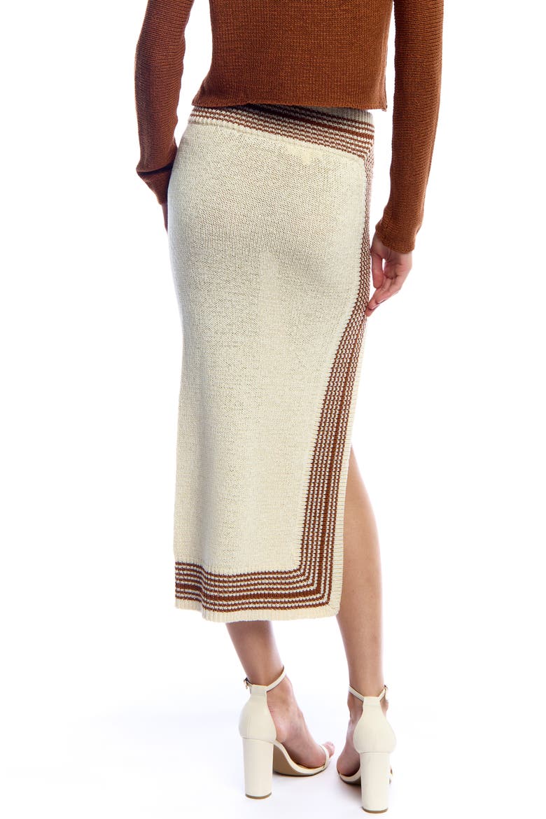 Bermuda Knit Skirt, Alternate, color, Ivorytero