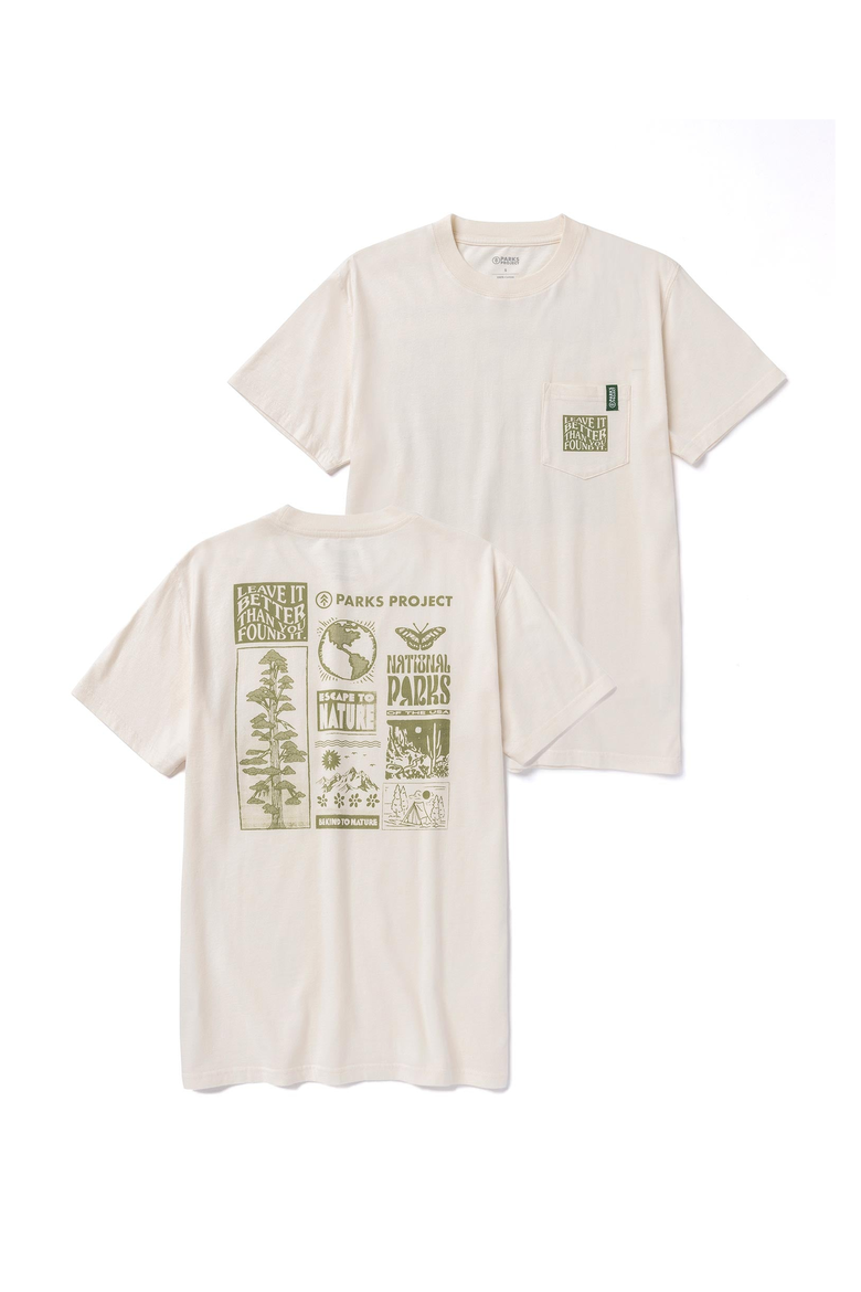 Leave It Better Pocket Tee, Alternate, color, Natural