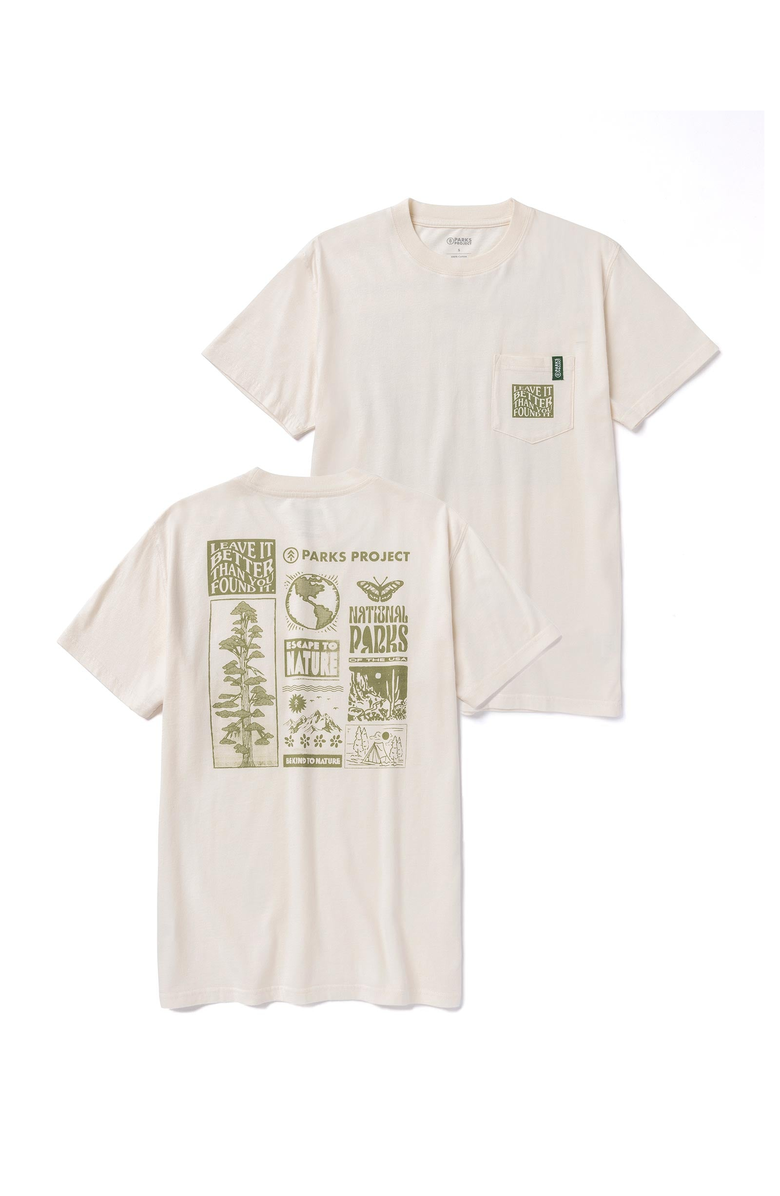 Parks Project Leave It Better Pocket Tee, Alternate, color, Natural