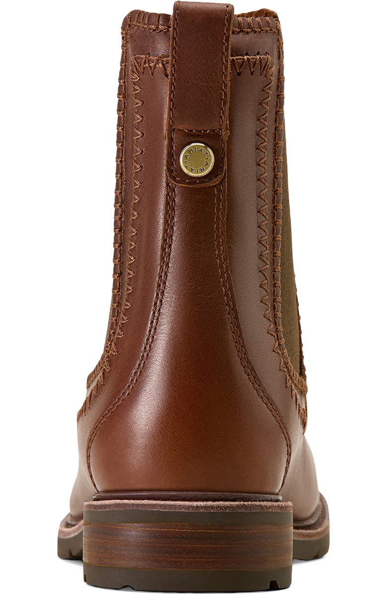 Ariat Wexford Blanket Stitch Chelsea Boot, Alternate, color, Deep Cognac