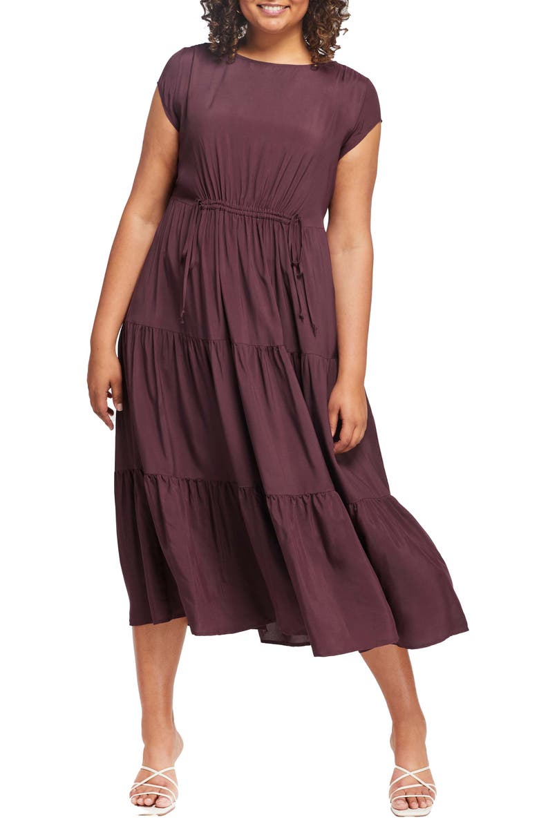 Estelle Lana Tiered Maxi Dress, Main, color, 