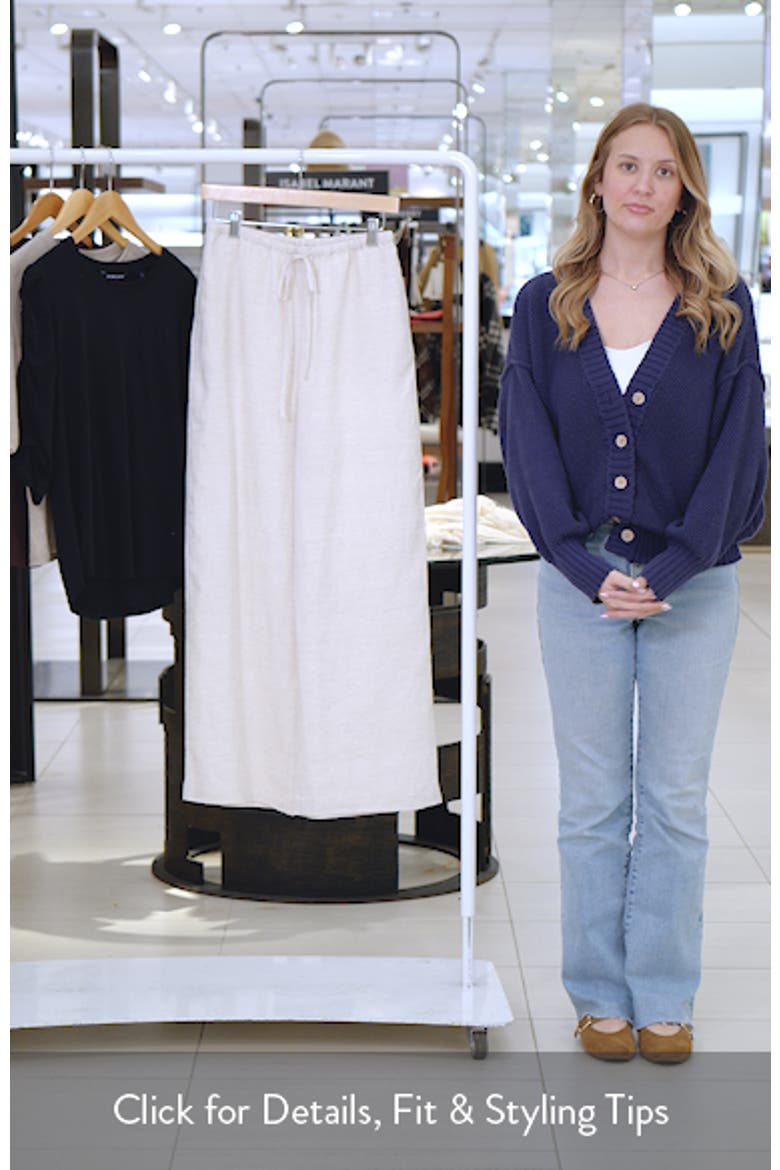 Mateo Mid Rise Linen Pants video