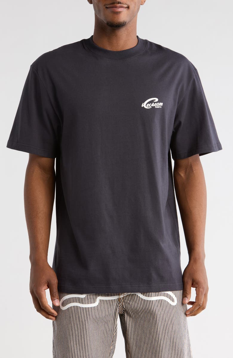 ICECREAM Eye Spy Oversize Graphic T-Shirt, Main, color, Charcoal Art