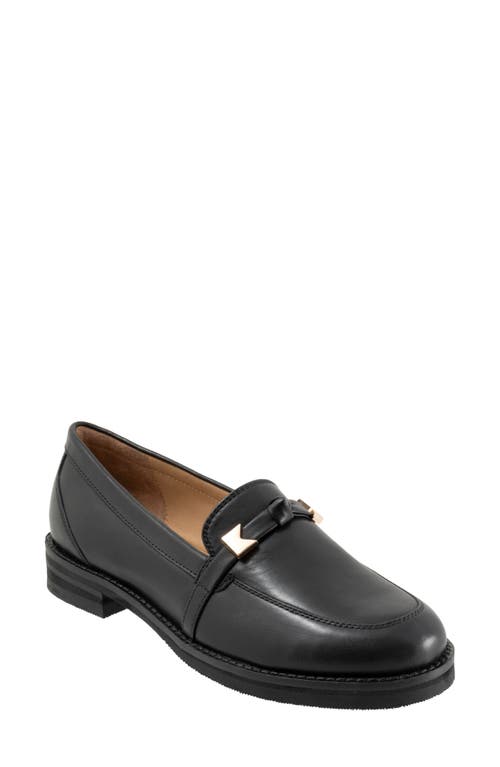 Trotters Femi Loafer in Black 