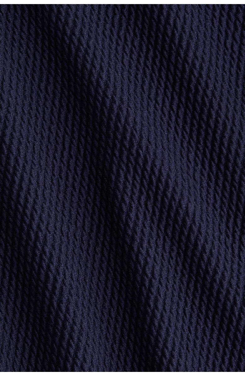 H&M Padded-cup High Leg Swimsuit, Alternate, color, Navy Blue