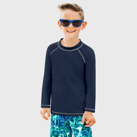 Boys UPF 50+ Long Sleeve Rashguard (Toddler, Little Kid & Big Kid)