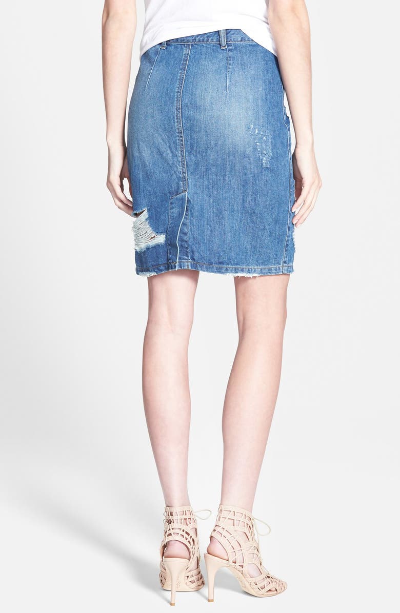 DL1961 'Cleo' Pencil Skirt, Alternate, color, Calamity