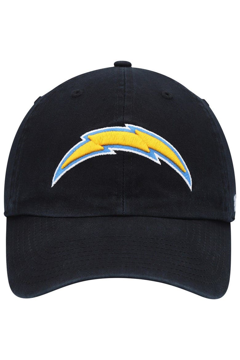 Men's '47 Black Los Angeles Chargers Clean Up Alternate Adjustable Hat, Alternate, color, Black