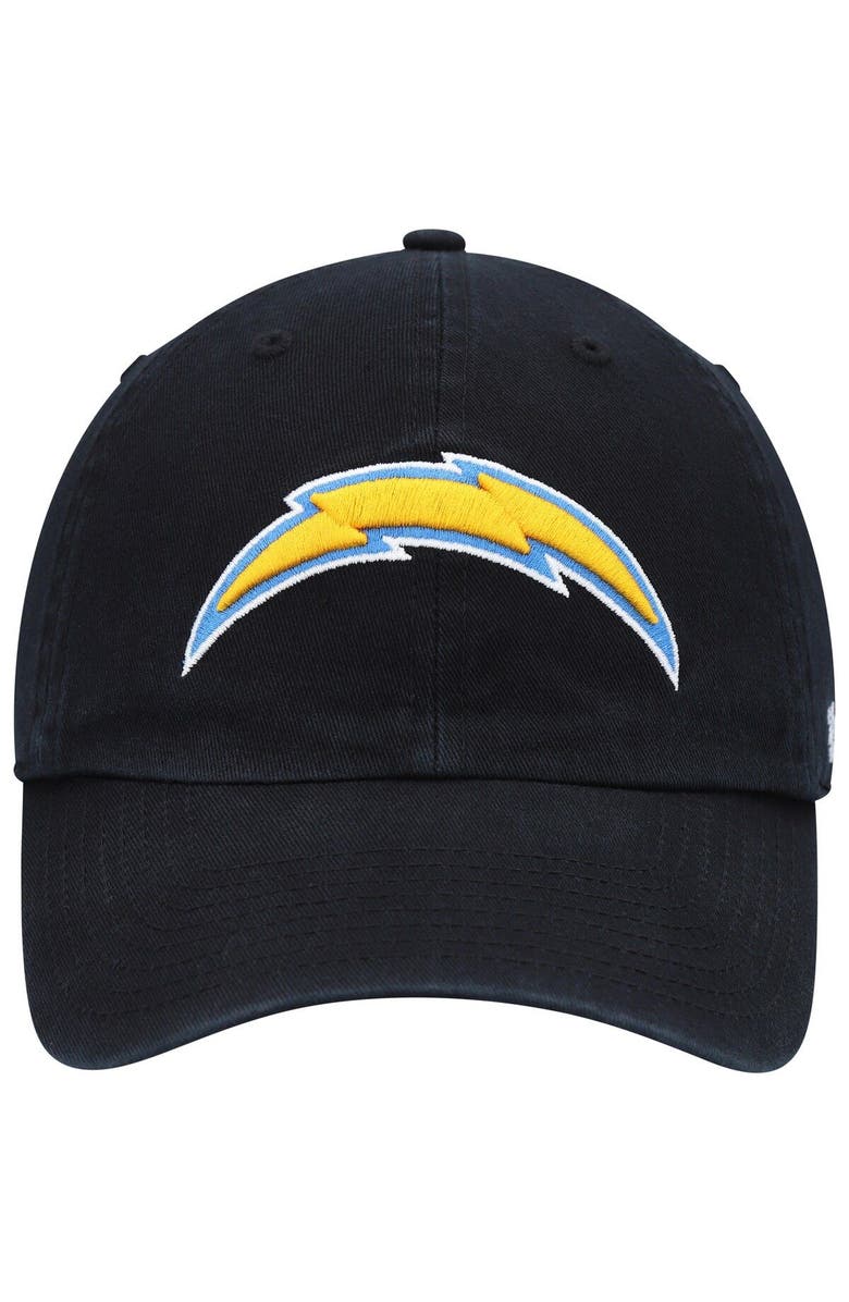 '47 Men's '47 Black Los Angeles Chargers Clean Up Alternate Adjustable Hat, Alternate, color,
