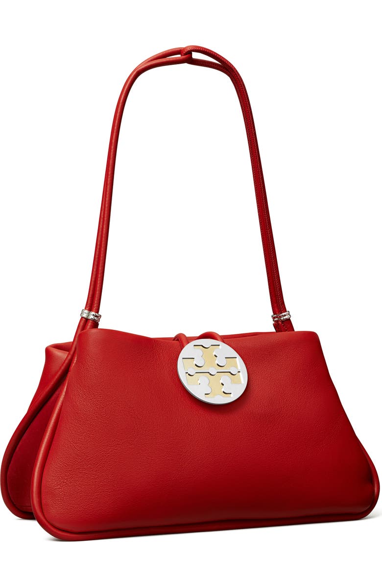 Tory Burch Violet Leather Shoulder Bag, Alternate, color,