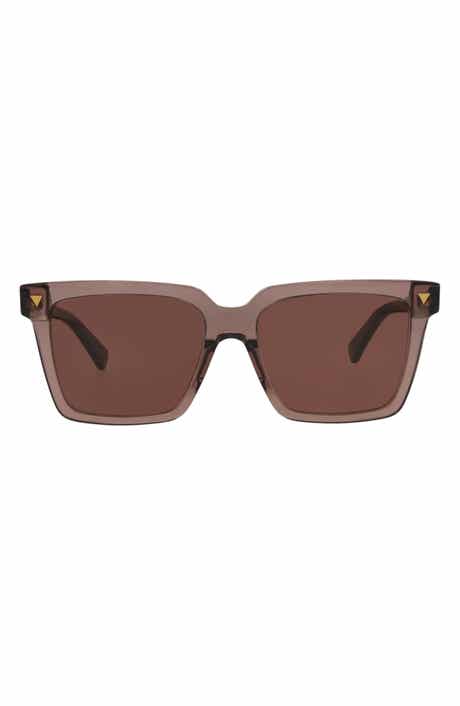 Bottega Veneta 55mm Square Sunglasses