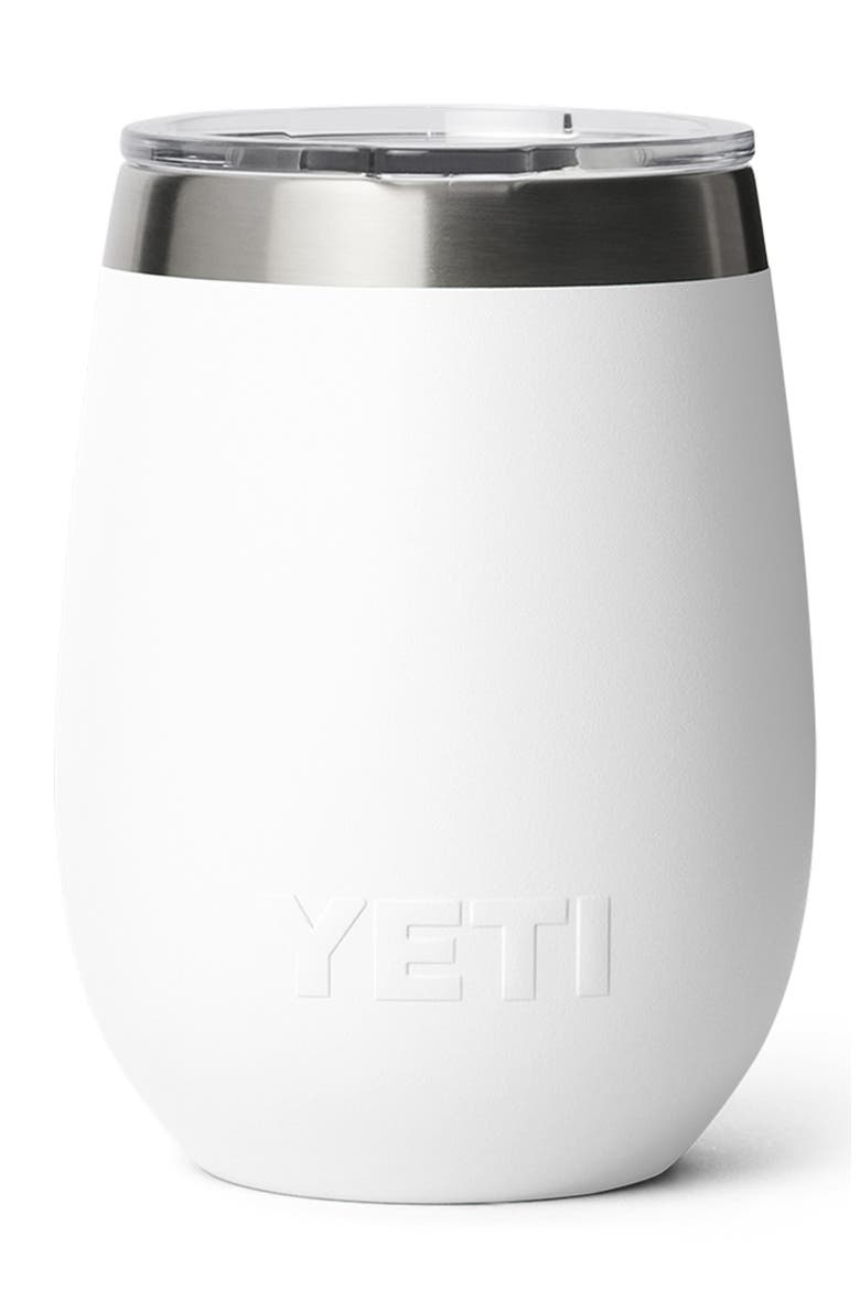 Rambler 10-Ounce Wine Tumbler, Alternate, color, WHITE