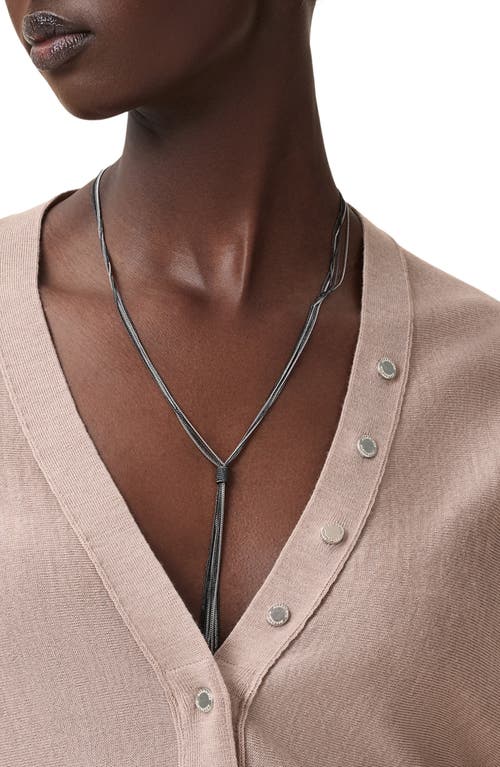 Allsaints Honor V Merino Wool Cardigan In Neutral