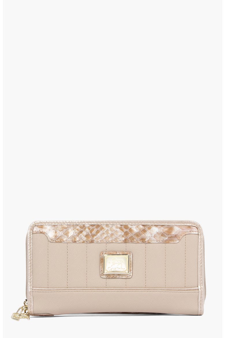 Grace Wristlet Wallet 212, Main, color, Beige