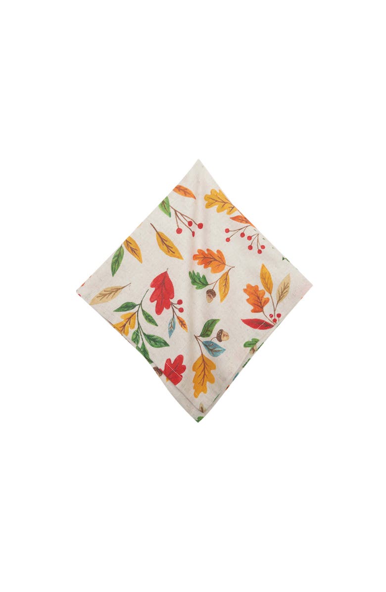 C&F Home Harvest Leaves Napkin Set of 6, Alternate, color, Beige