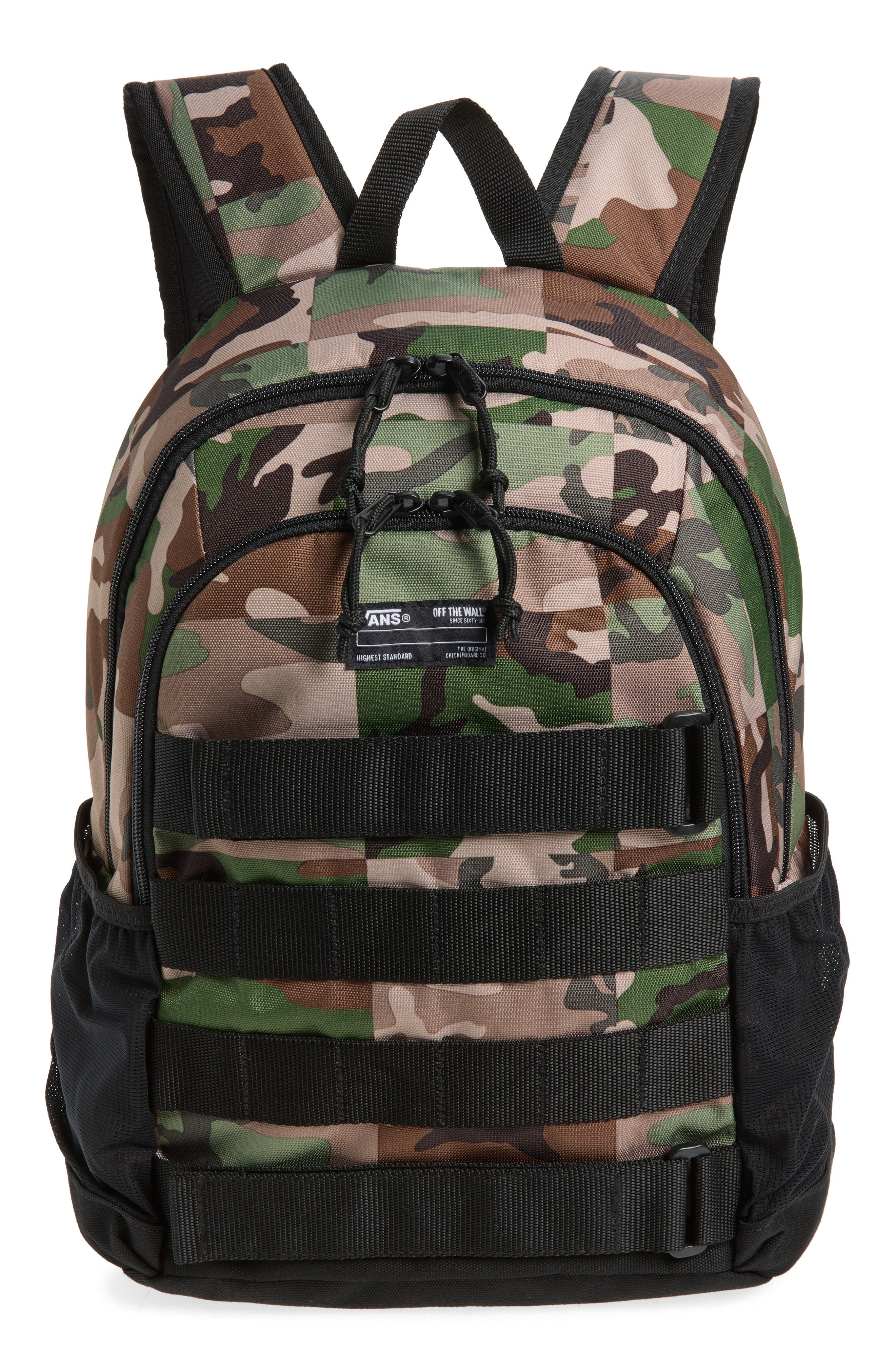 Kids' Off the Wall Skatepack Backpack, Main, color, ALUMINUM