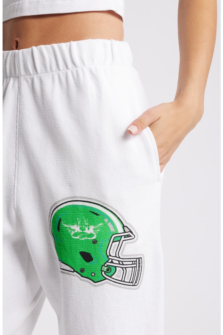 Don't Fumble Mac Slim Leg Joggers, Alternate, color, WHITE