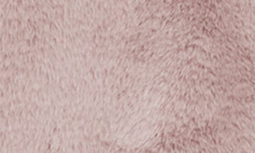 Noize Push Faux Fur Coat In Pink