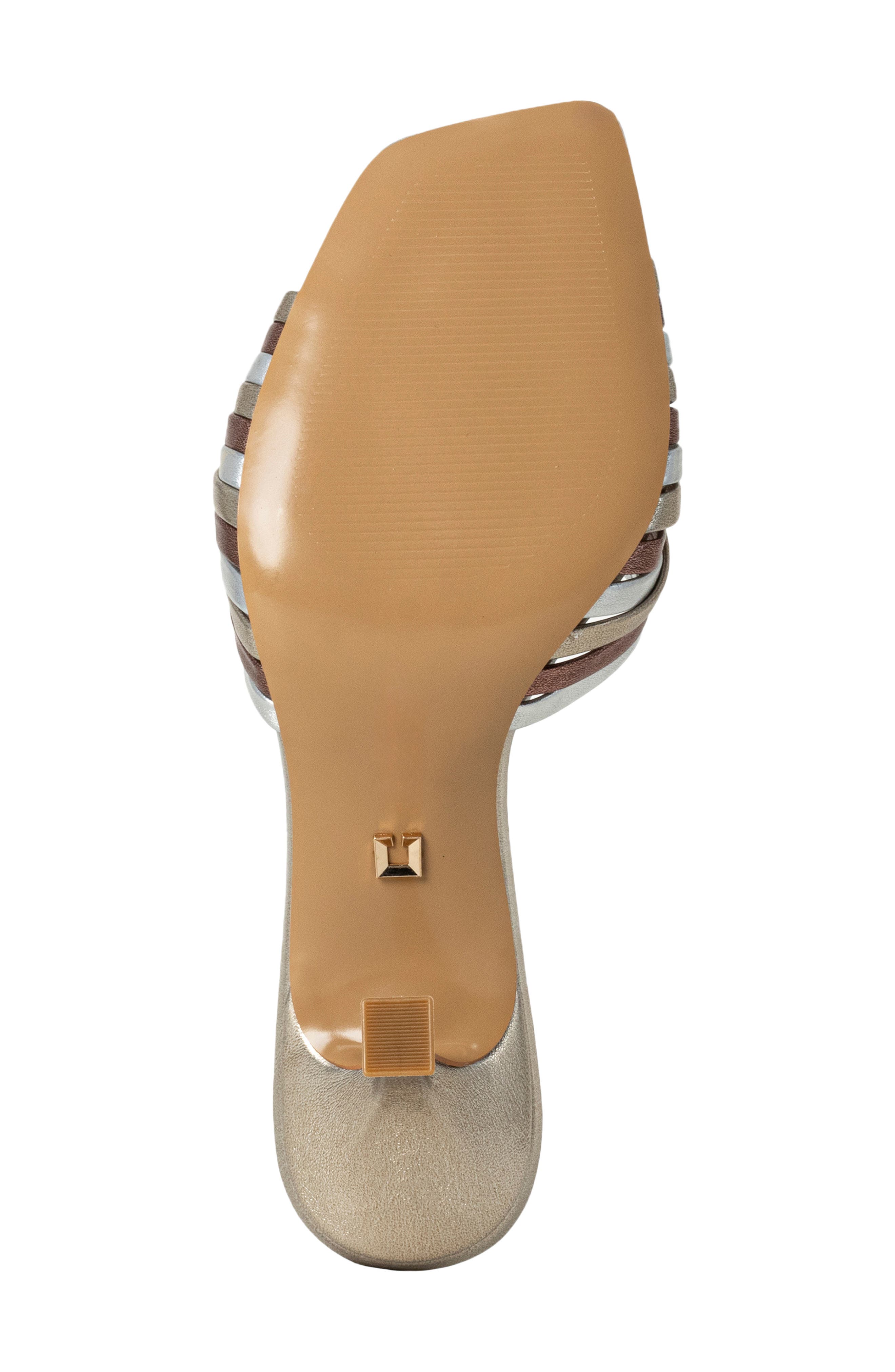 Georgina Sandal, Alternate, color, METALLICS