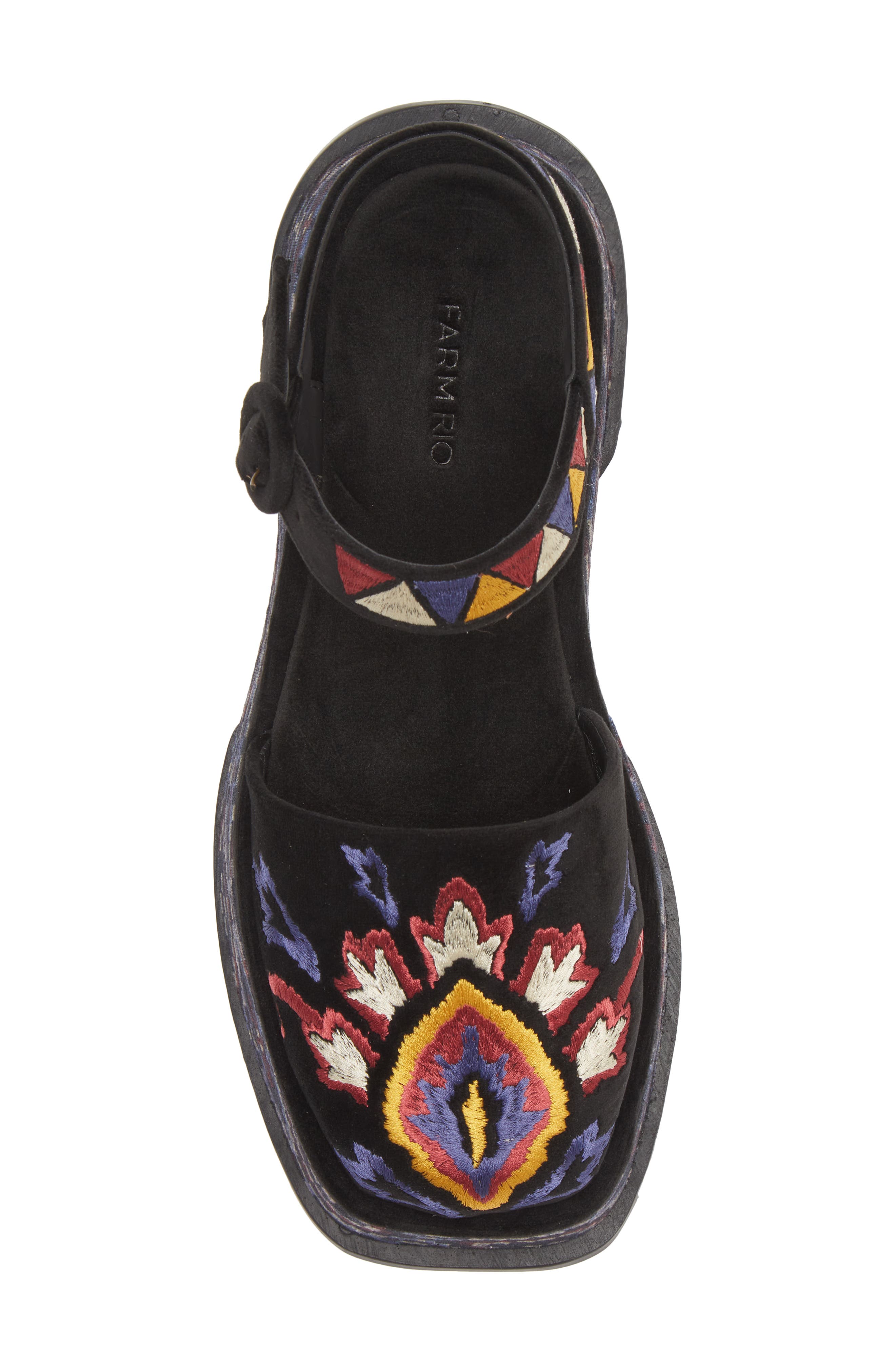 FARM Rio Embroidered Platform Shoe, Alternate, color, 