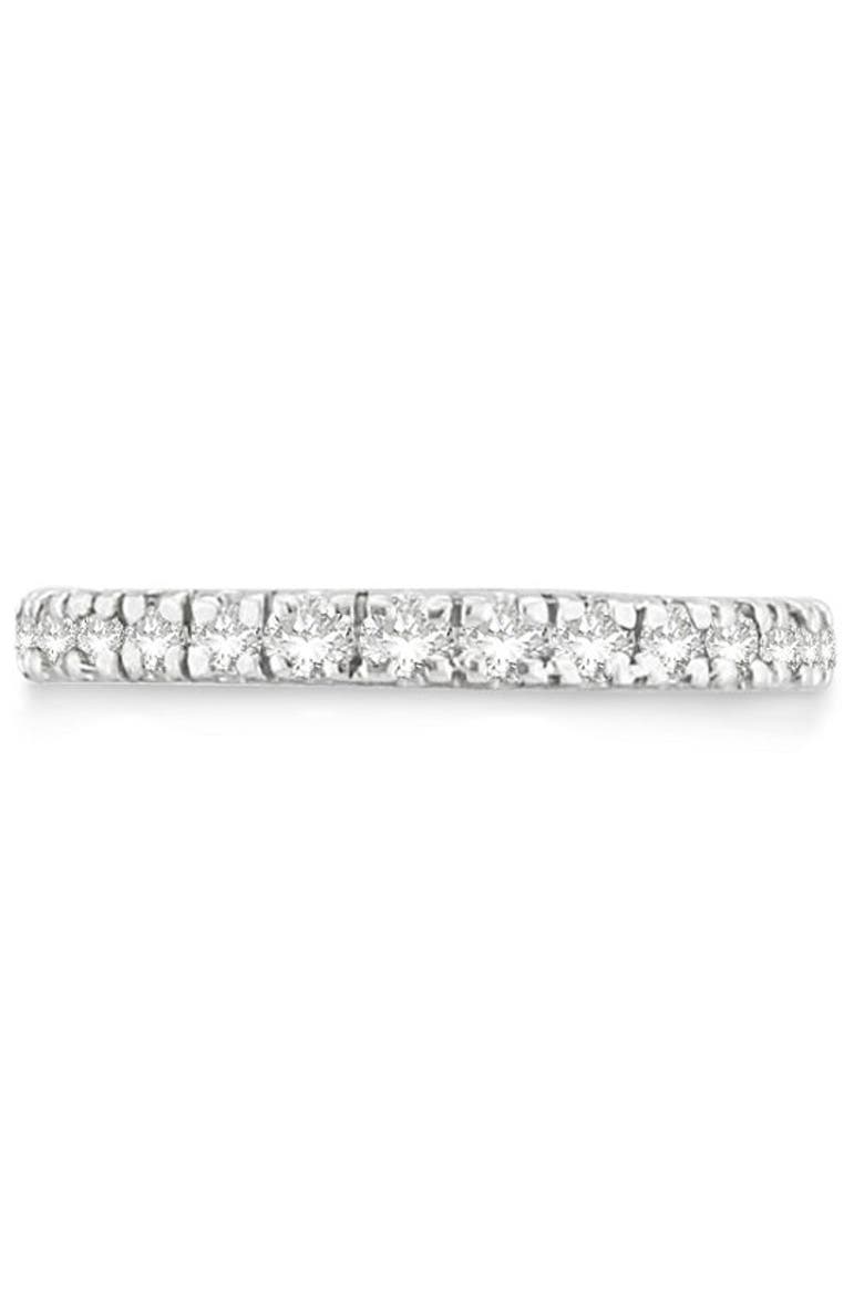 Natural Diamond Eternity Stackable Ring Band 14K, Alternate, color, Snow