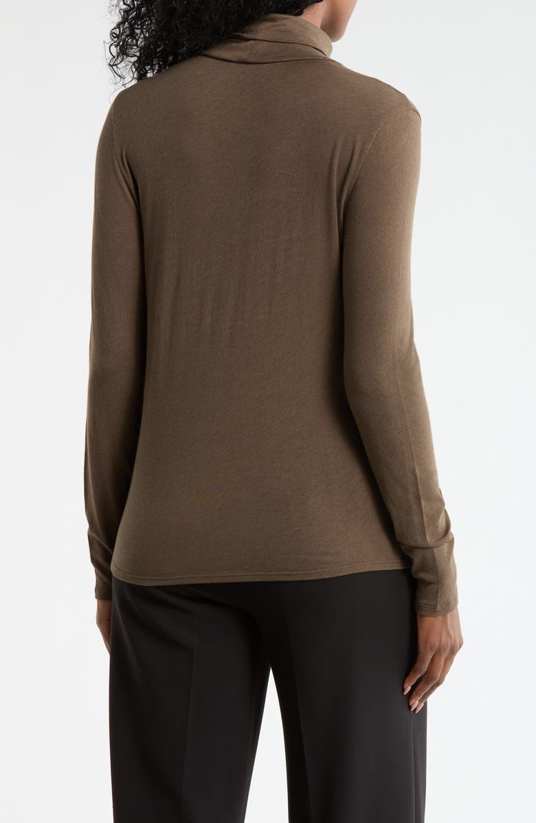 Eileen Fisher Turtleneck Top, Alternate, color, Wren