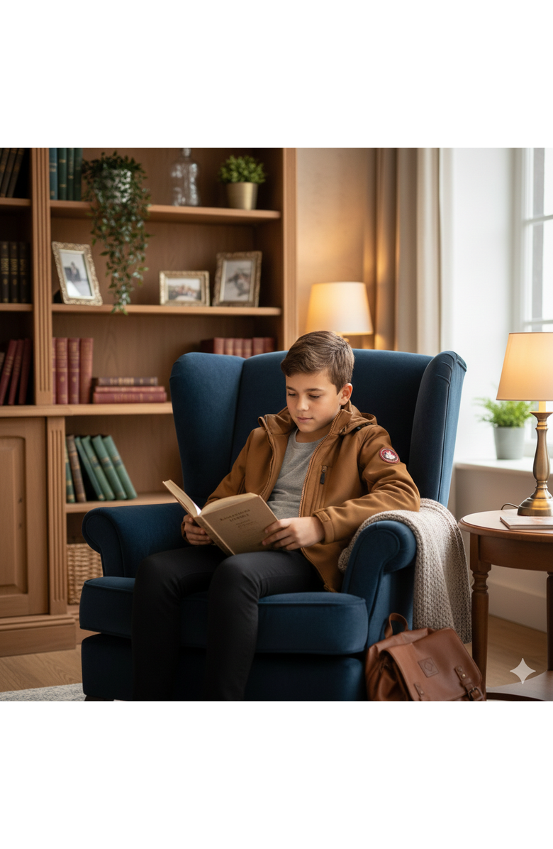 CANADA WEATHER GEAR Boys
  Softshell Hooded Jacket, Alternate, color, Oak