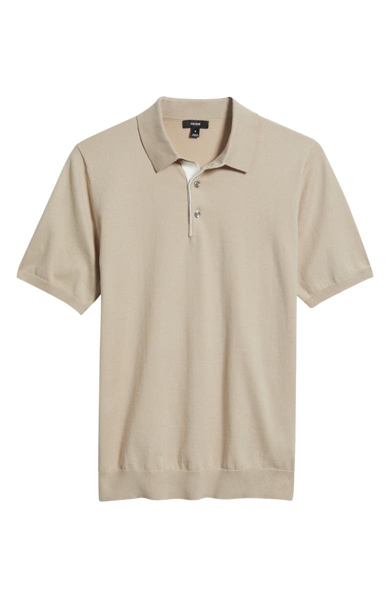 Reiss Finch Polo, Alternate, color, Oatmeal