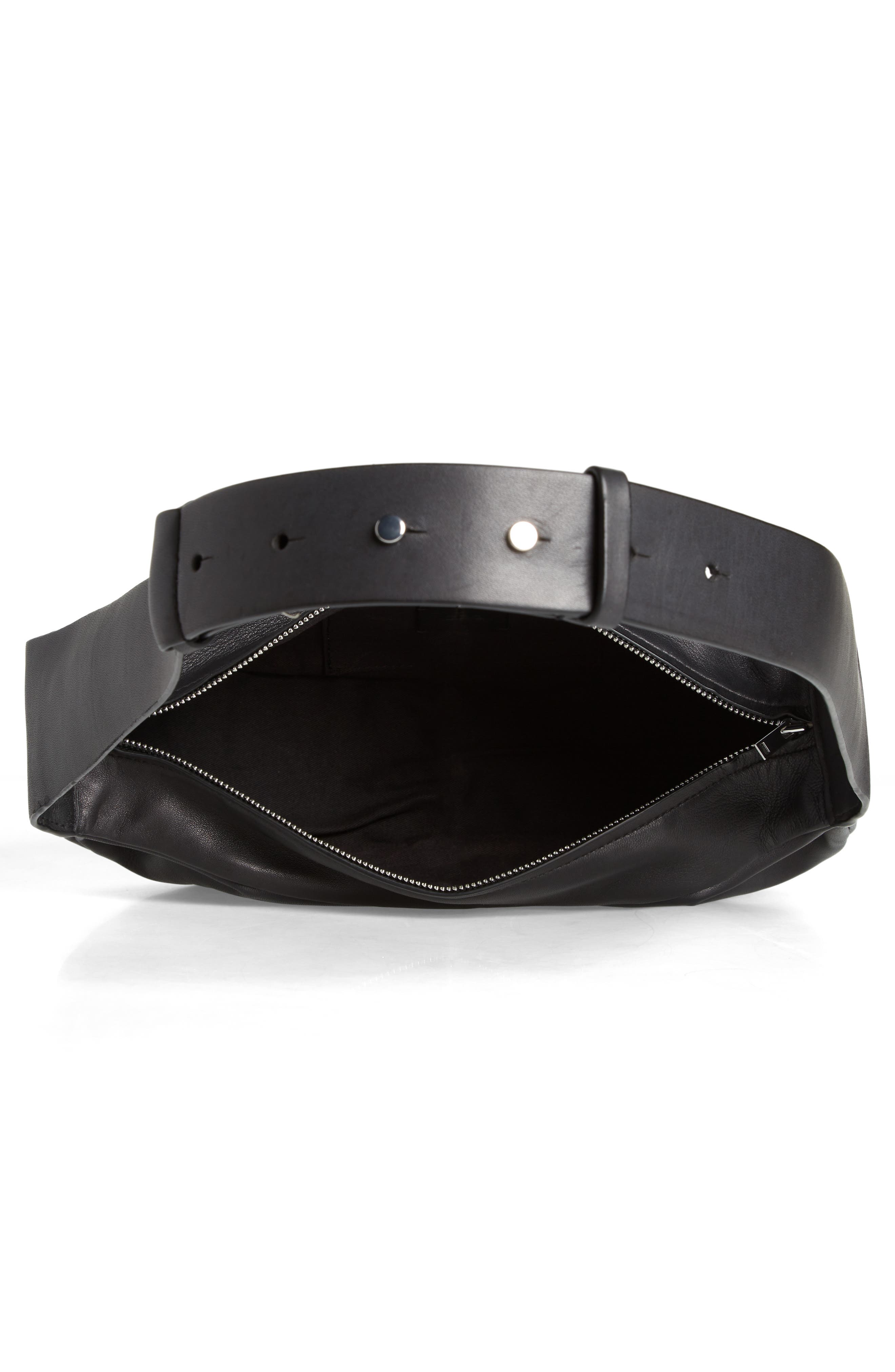 COS Leather Crossbody Bag, Alternate, color, 