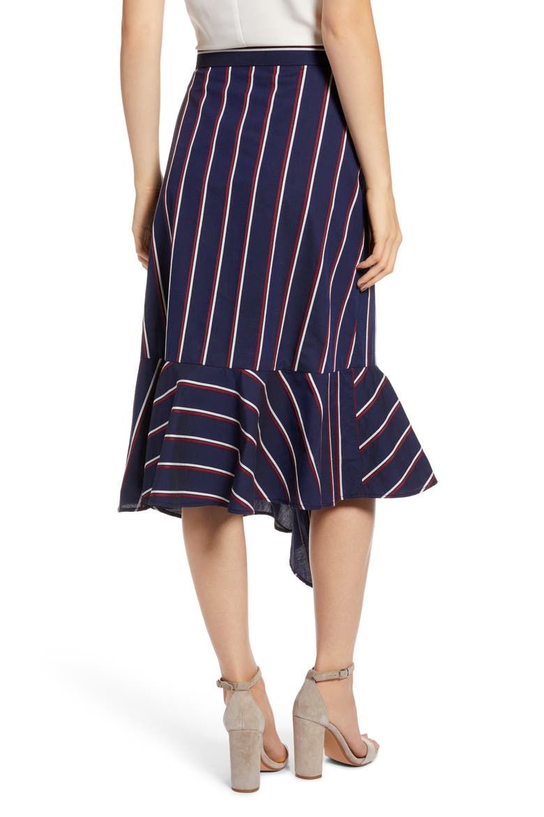 Celoa Wrap Skirt, Alternate, color, PLUM NOIR/ UTILITY BLUE