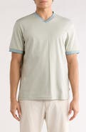 Bugatchi Pima Cotton V-Neck T-Shirt